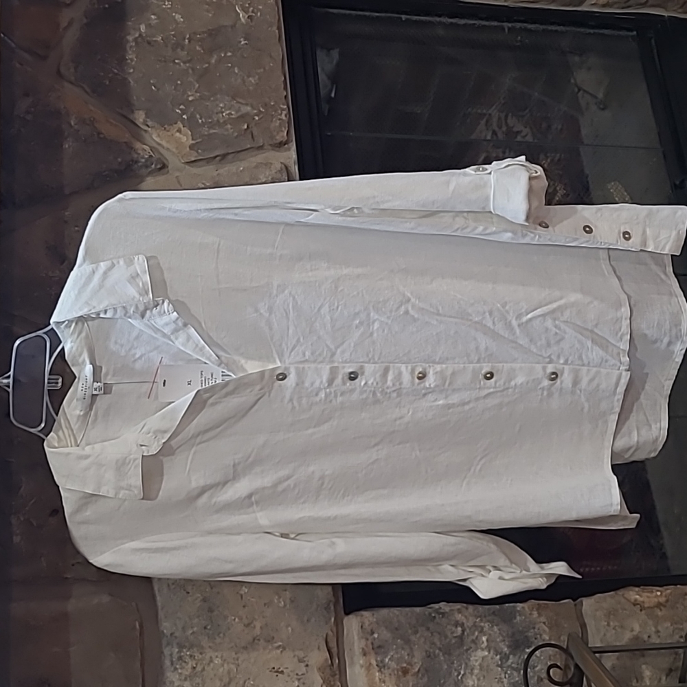 NWT New Directions White Tunic  XL
